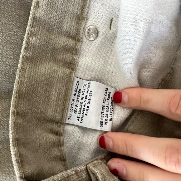 L.E.I. Life Energy Intelligence Velvet Pants Straight Leg Y2K Style - Picture 7 of 10